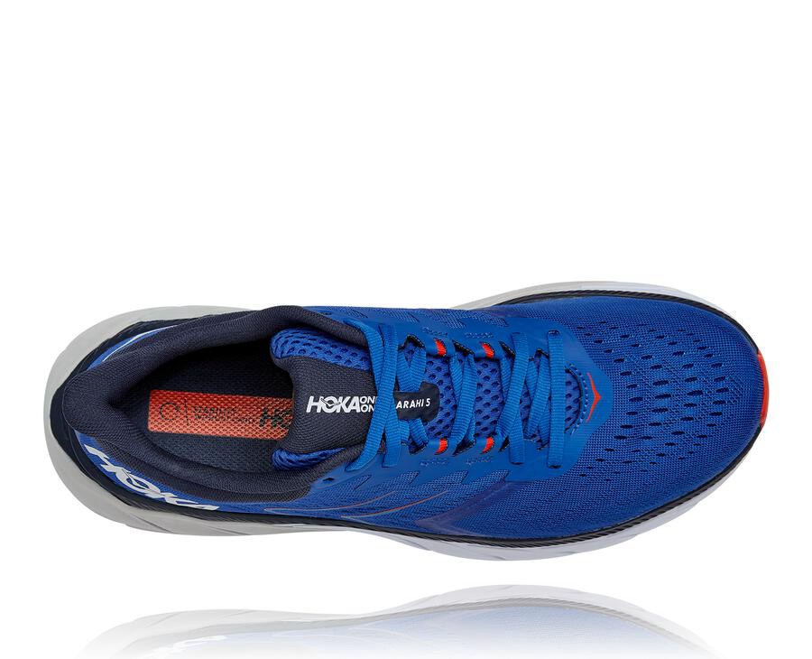 Hoka One One Hardloopschoenen Heren - Arahi 5 - Blauw - GU2985467